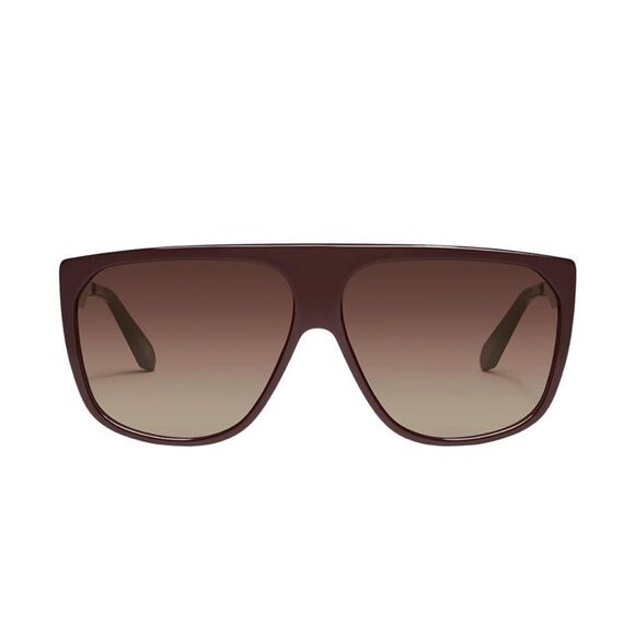 Quay Australia No Curfew Oversized Sunglasses in Espresso. New main image 6